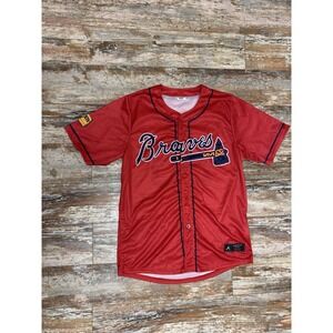 Atlanta Braves Michael Harris II SGA Jersey Size Large Red Stadium Give Away